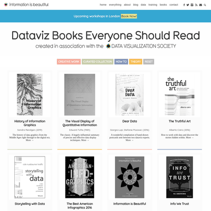 Dataviz Books Everyone Should Read - Information is Beautiful