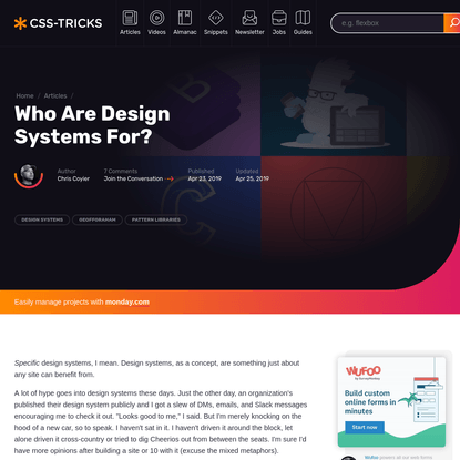 Who Are Design Systems For? | CSS-Tricks