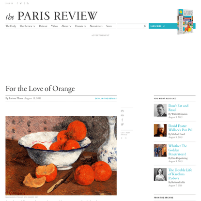 For the Love of Orange