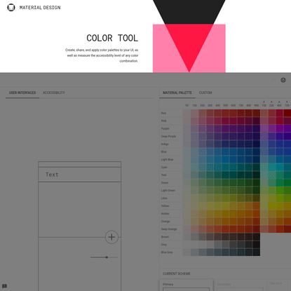 Color Tool - Material Design