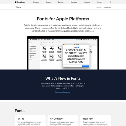 Fonts - Apple Developer