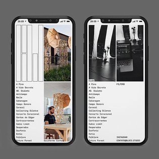 Reposting @sometimes__always:⠀ ...⠀ "Mobile version of @bloco.studio website. Designed by us, coded by @fluxo_design ⁣⠀ ⁣⠀ #...
