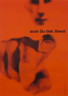 Karl Gerstner — Auch du bist liberal (1959)