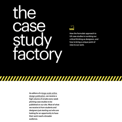 The case study factory