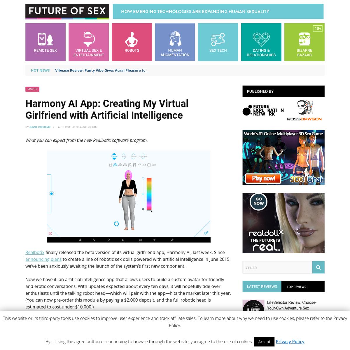 harmony sex doll app Harmony sex robot gets 'mind-blowing X-Mode' upgrade making it even MORE  lifelike main image 1