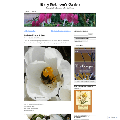 Emily Dickinson &amp;amp; Bees