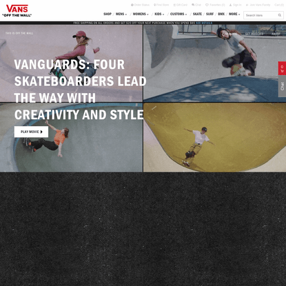 Vans® | Vanguards: Four Skateboarders Lead The Way With Creativity and Style