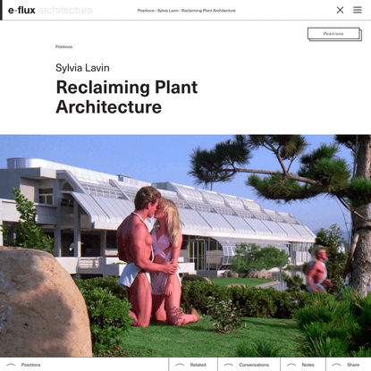 Reclaiming Plant Architecture