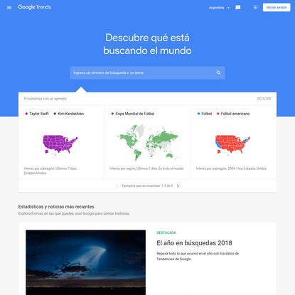 Tendencias de Google