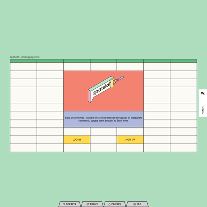 Spatulah - Instagram Comment Scraper