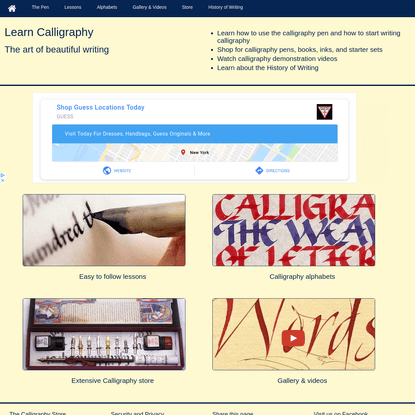 Learn Calligraphy
