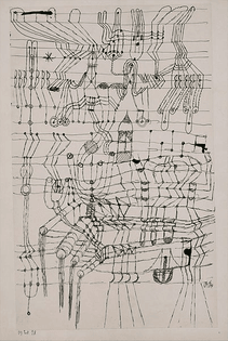 Paul Klee,Drawing Knotted in the Manner of a Net,1920