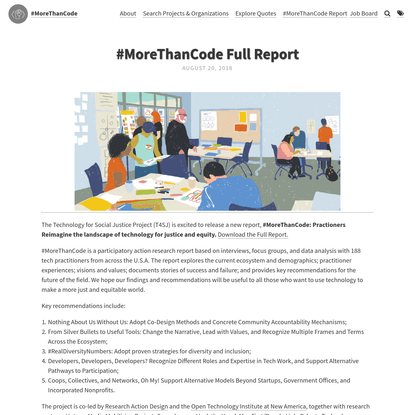 #MoreThanCode Full Report