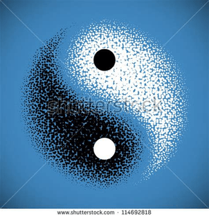 yin yang em gradientes continuidades