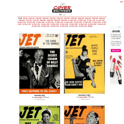 Jet Magazine Covers