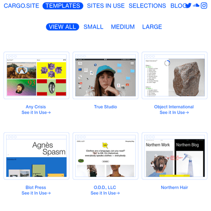 Templates - Put your projects on the Web.