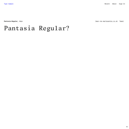 Pantasia-Regular 400 64px