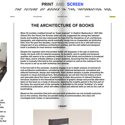 Print and Screen