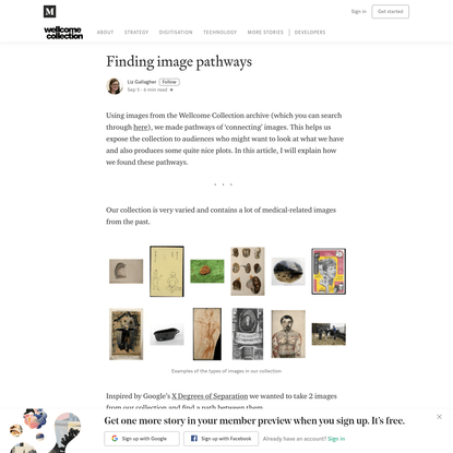 Finding image pathways
