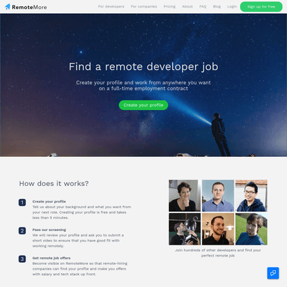 RemoteMore | The future of work