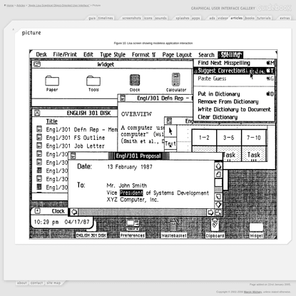 GUIdebook &gt; Articles &gt; "Apple Lisa Graphical Object-Oriented User Interface" &gt; Picture