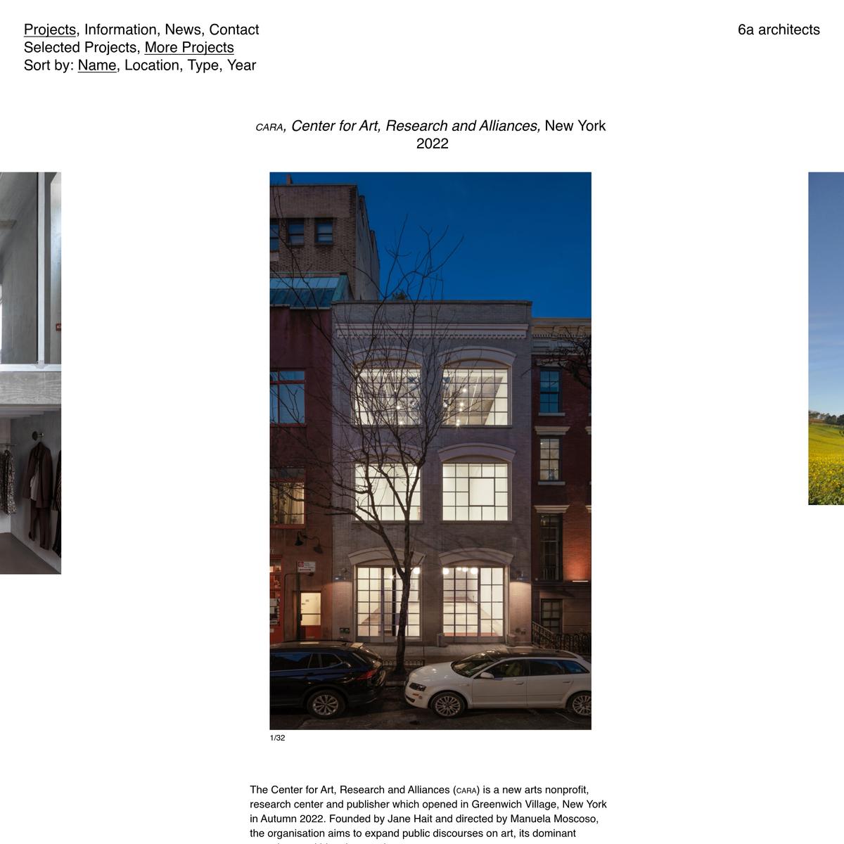 6a architects &ndash; CARA
