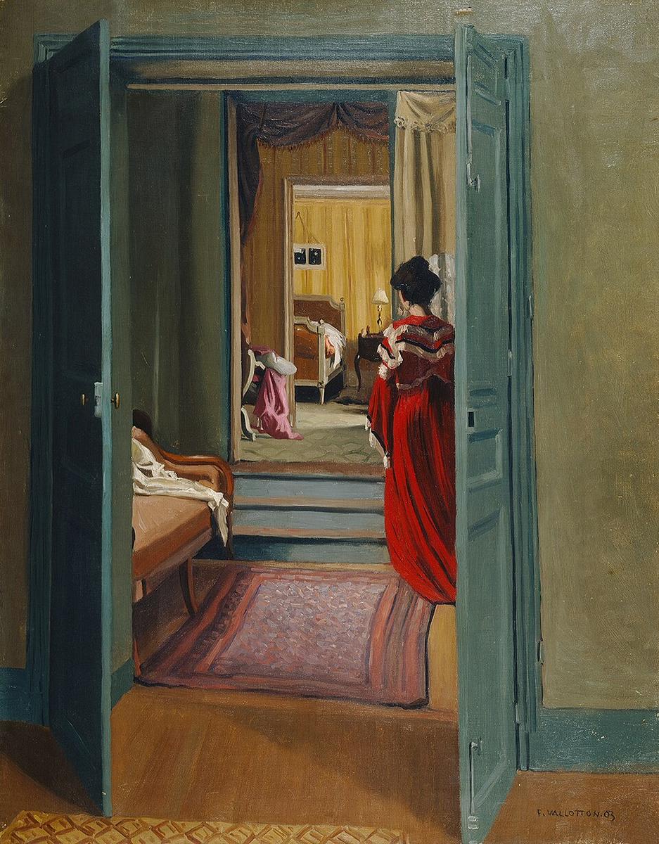 Félix_Vallotton,_1903_-_Intérieur_avec_femme_en_rouge_de_dos.jpg