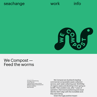 Seachange - We Compost