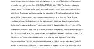 Chinatown as a Commodity - History of CSWA