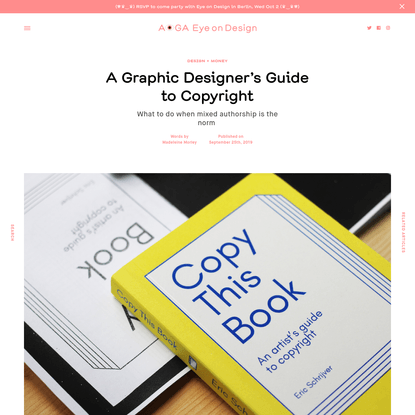A Graphic Designer's Guide to Copyright | | Eye on Design