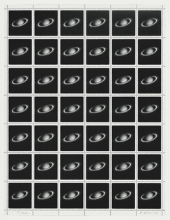 Vija Celmins, Saturn Stamps (1995)