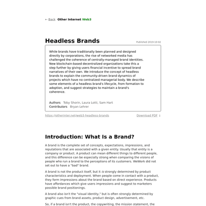 Headless Brands