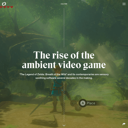 The rise of the ambient video game