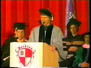 Berklee College of Music Commencement 1999 Graduation David Bowie (speaker)