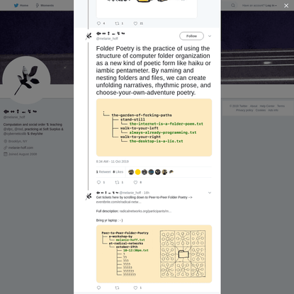 ⟴ ↭ ⥉ ⬼ ↯ ↬ on Twitter