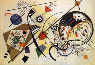 Transverse Line, by Wassily Kandinsky
