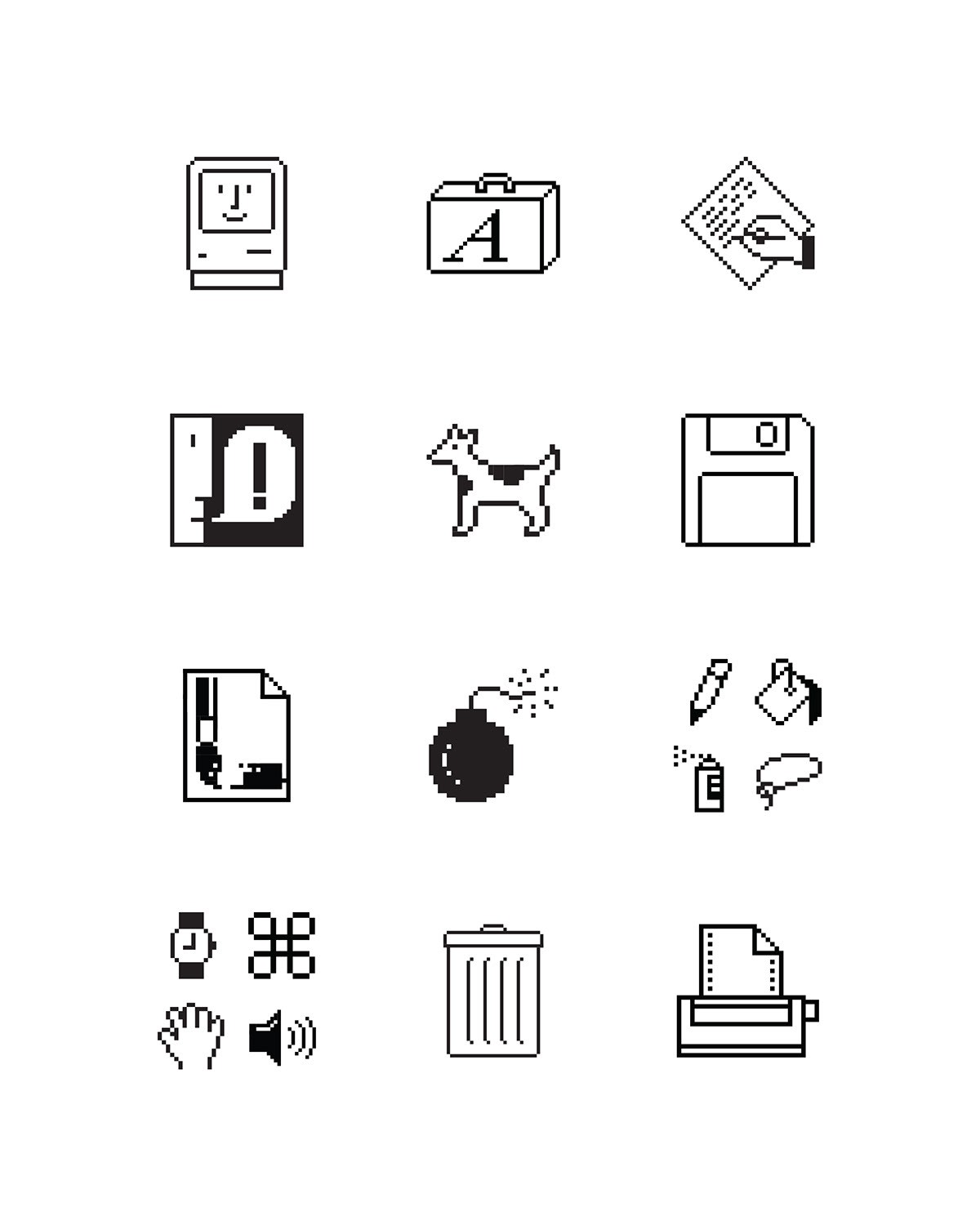 Susan Kare - Macintosh icons