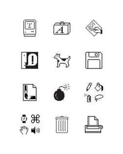 Susan Kare - Macintosh icons