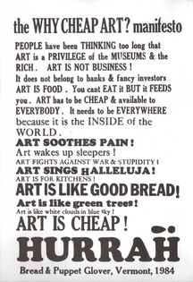 Why Cheap Art? Manifesto