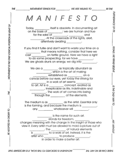 The ____________ Manifesto, 1996
