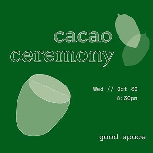 Our Halloween Cacao Ceremony is back for year 2!✌🏾 ⠀⠀⠀⠀⠀⠀⠀⠀⠀ Ditch the mini Kit Kats in favour of something a little more he...