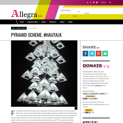 Pyramid Scheme. #hautalk - Allegra