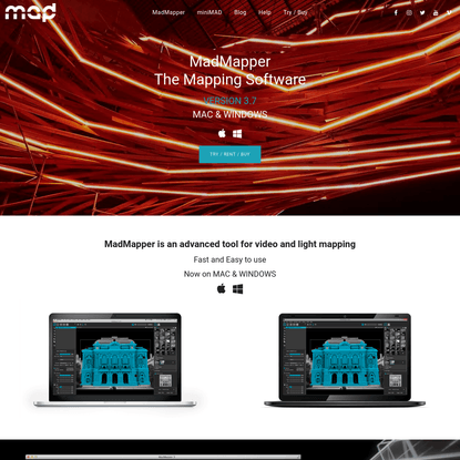 MadMapper - the Projection Mapping software on MAC &amp; WINDOWS. create 3d projection mapping and LED Light Mapping