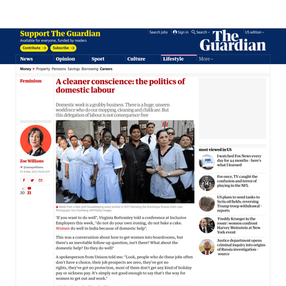 A cleaner conscience: the politics of domestic labour