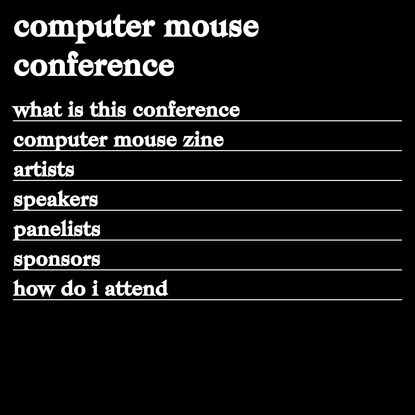 computer mouse conference