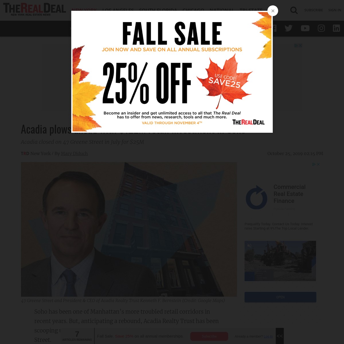 Soho Retail Seems Promising to Acadia Realty Trust — Are.na