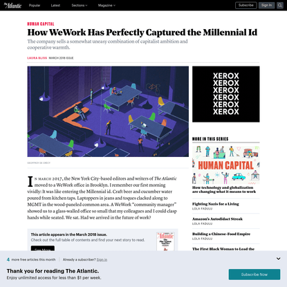 How WeWork Has Perfectly Captured the Millennial Id