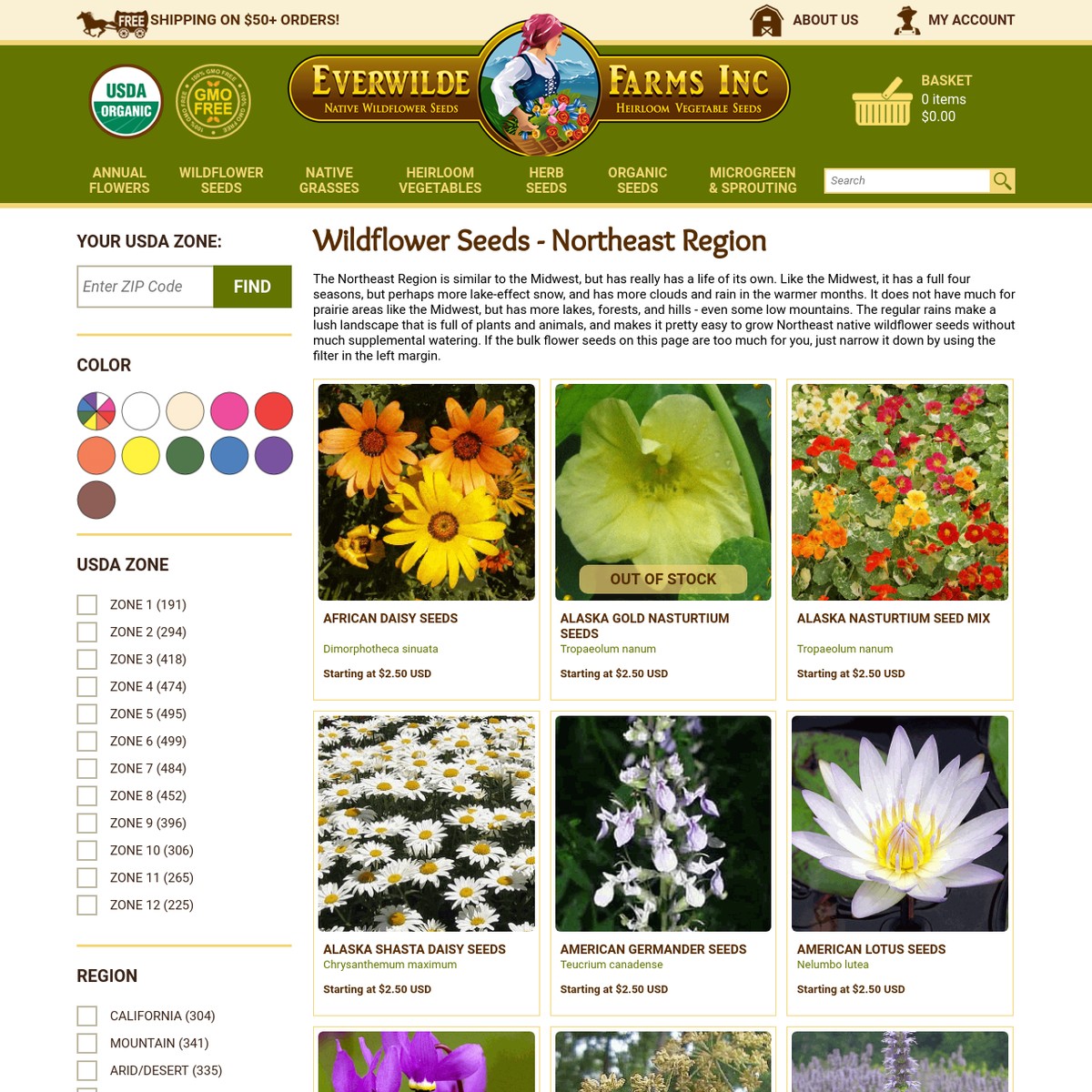 Native Wildflower Seeds Northeast Flower Seeds Bulk — Are.na