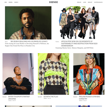 Luxury fashion &amp; independent designers | SSENSE