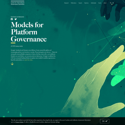 Models for Platform Governance